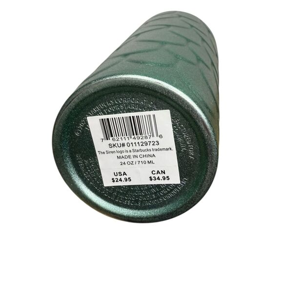 Starbucks Tumbler Venti 2022 Mermaid Scales Insulated 24oz - Picture 5 of 5